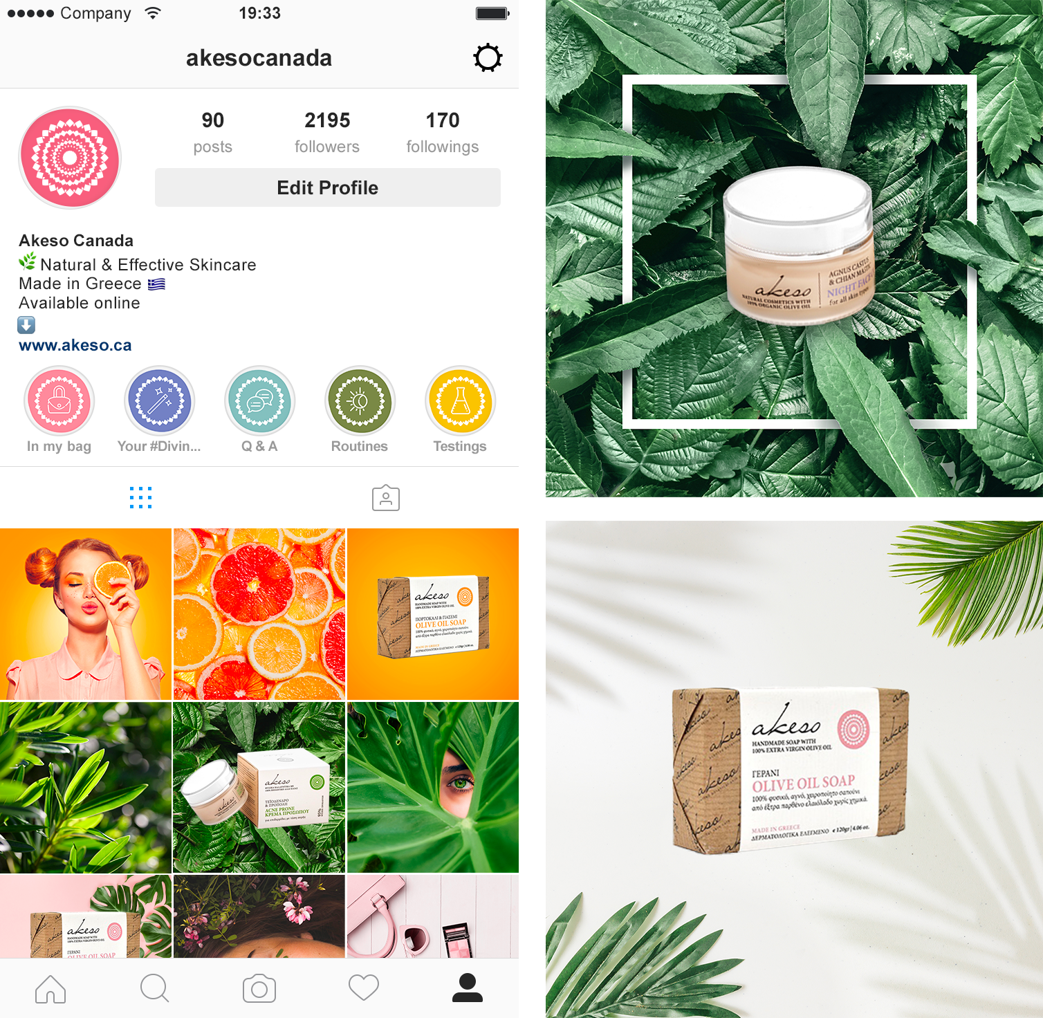 Feed Instgram et publications